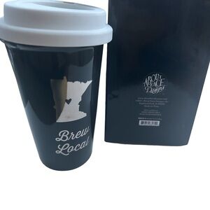 Brew Local, State of Mine, NEW boxed tumbler and set, 10 ounce, Minnesota